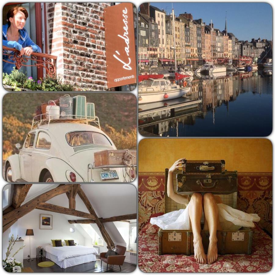 L'Adresse Honfleur Lejlighed Eksteriør billede